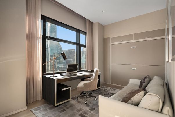 Home Office, Interior, Recessed Lighting
