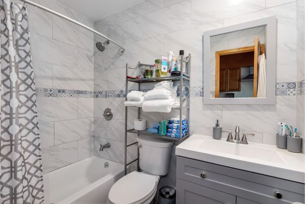 Bathroom, Interior, Marble Walls