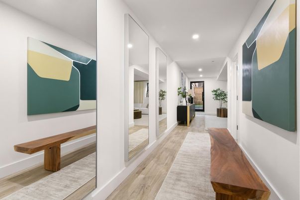 Interior, Recessed Lighting, Wood Texture Flooring