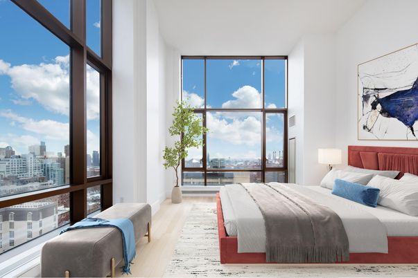 Bedroom, Interior, Wood Texture Flooring