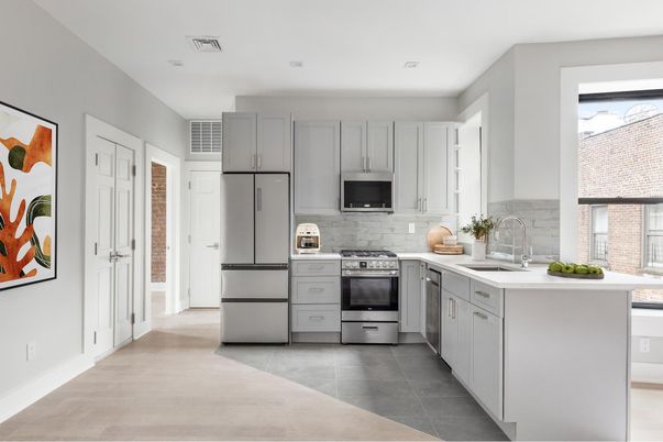 Interior, Kitchen, Recessed Lighting, Stainless Steel Appliances