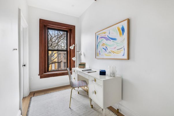 Home Office, Interior, Wood Texture Flooring