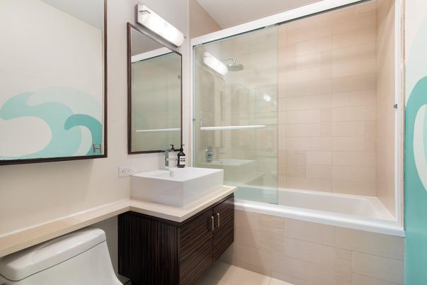 Bathroom, Glass Shower, Interior