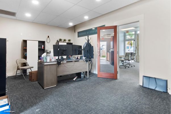 Home Office, Interior, Recessed Lighting