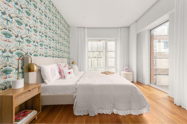 Bedroom, Interior, Wood Texture Flooring