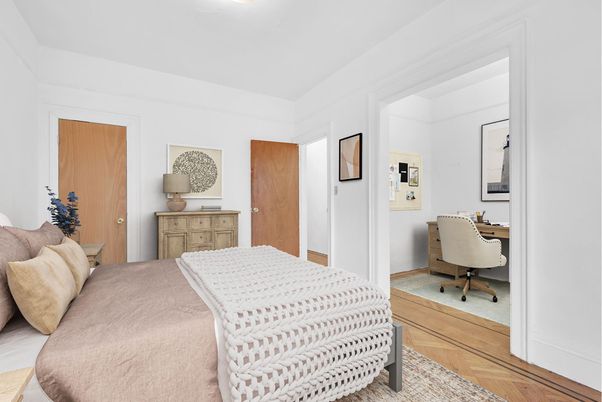 Bedroom, Home Office, Interior, Wood Texture Flooring