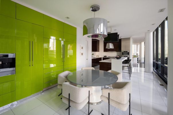 Dining room, Interior, Kitchen, Pendant Lights