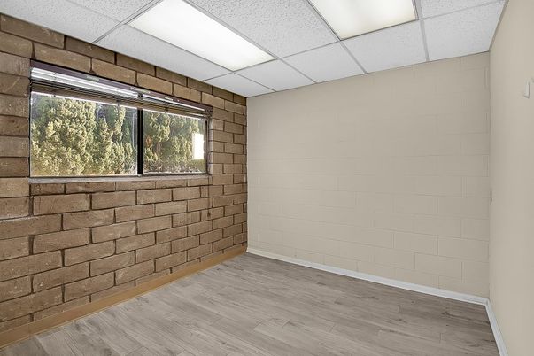 Empty room, Interior, Stone Walls, Wood Texture Flooring