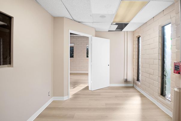 Empty room, Interior, Stone Walls, Wood Texture Flooring