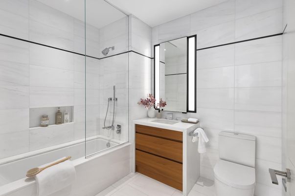 Bathroom, Glass Shower, Interior