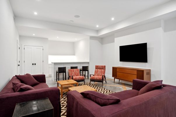 Interior, Living room, Recessed Lighting