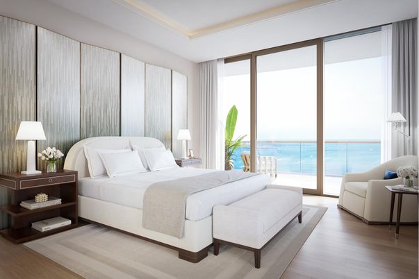 Bedroom, Interior, Water, Wood Texture Flooring