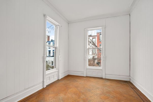 Empty room, Interior, Wood Texture Flooring