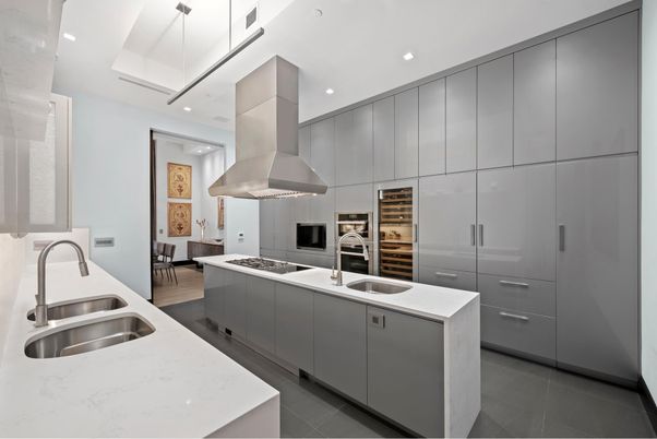 Interior, Kitchen, Recessed Lighting, Stainless Steel Appliances