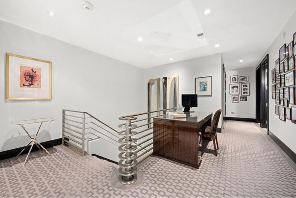 Home Office, Interior, Recessed Lighting