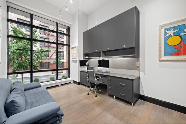Home Office, Interior, Wood Texture Flooring