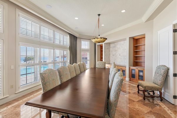 Dining room, Interior, Pendant Lights, Recessed Lighting