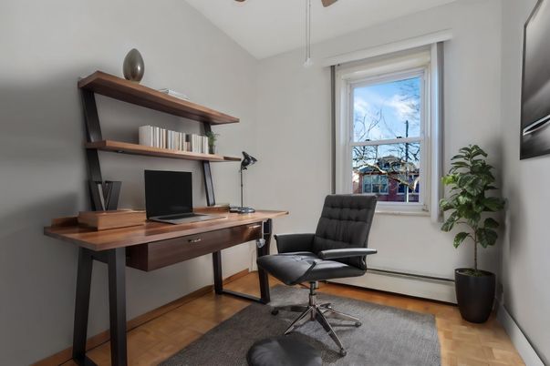 Home Office, Interior, Wood Texture Flooring