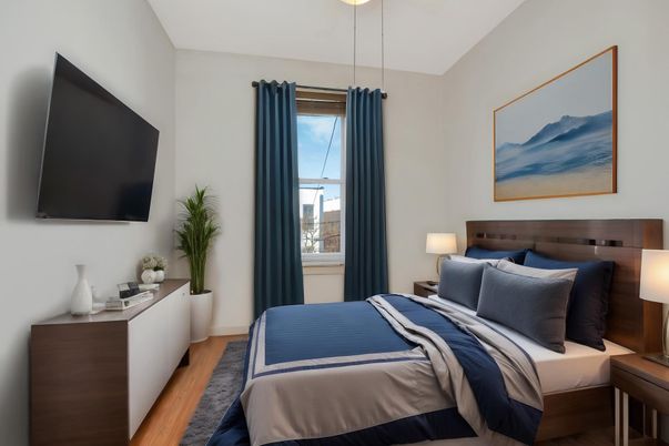 Bedroom, Interior, Wood Texture Flooring