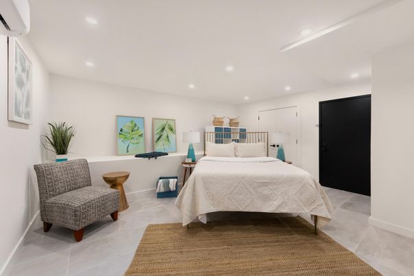 Bedroom, Interior, Recessed Lighting