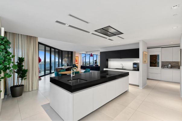 Interior, Kitchen, Living room, Recessed Lighting