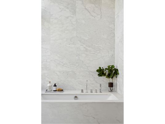 Bathroom, Interior, Marble Walls
