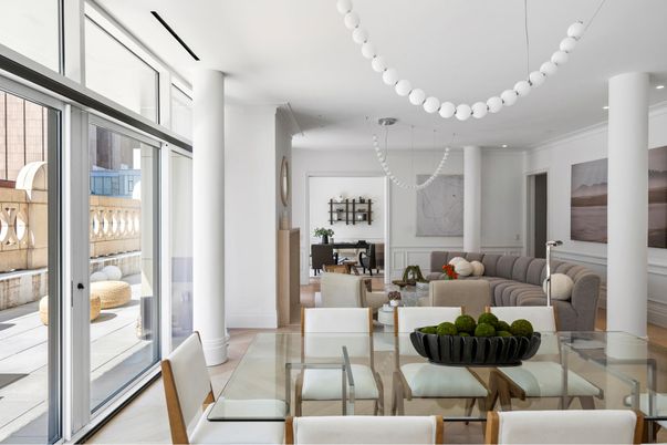 Dining room, Interior, Living room, Recessed Lighting