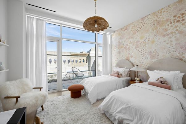 Bedroom, Interior, Wood Texture Flooring