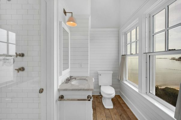 Bathroom, Interior, Wood Texture Flooring
