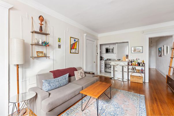 Interior, Kitchen, Living room, Wood Texture Flooring