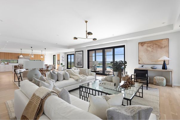 Dining room, Interior, Kitchen, Living room, Pendant Lights, Recessed Lighting, Wood Texture Flooring