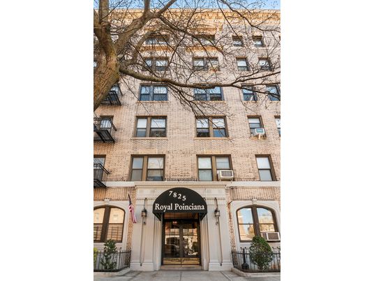 Exterior, Facade, Brick Facade, Condo Building