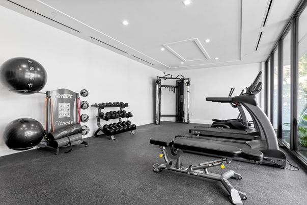 Fitness Equipment, Interior, Recessed Lighting