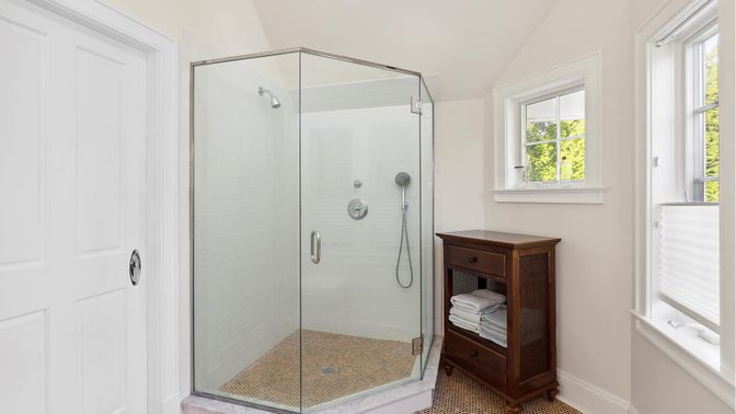 Bathroom, Glass Shower, Interior
