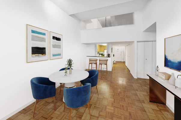 Dining room, Interior, Wood Texture Flooring