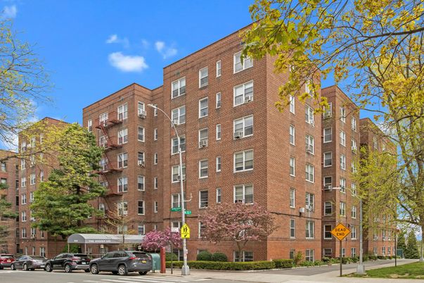 Exterior, Facade, Brick Facade, Condo Building