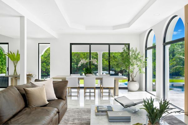 Dining room, Interior, Living room, Recessed Lighting