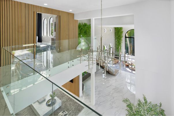 Interior, Marble, Recessed Lighting