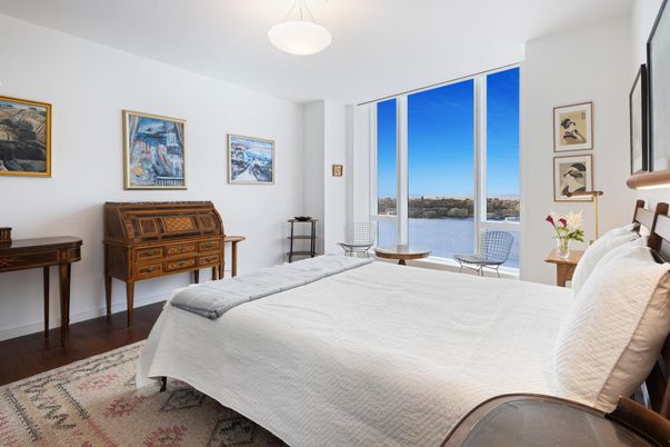 Bedroom, Interior, Water, Wood Texture Flooring