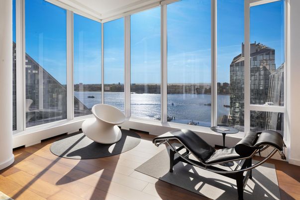 Interior, Sun Room, Water, Wood Texture Flooring