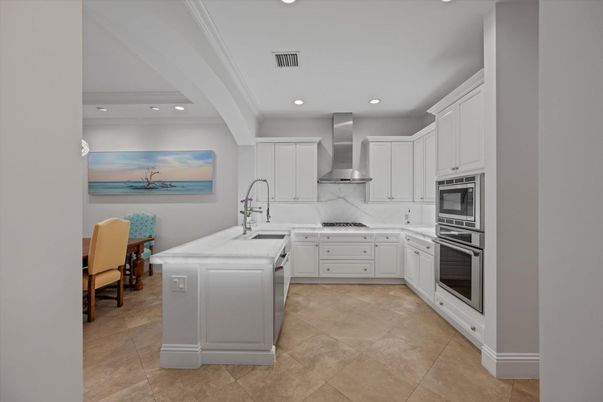 Interior, Kitchen, Recessed Lighting, Stainless Steel Appliances