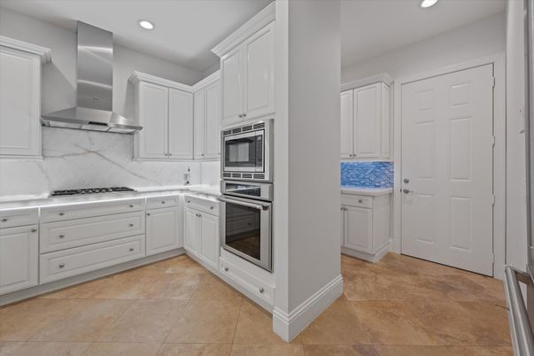 Interior, Kitchen, Recessed Lighting, Stainless Steel Appliances
