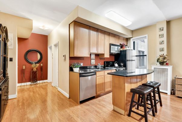 Interior, Kitchen, Wood Texture Flooring
