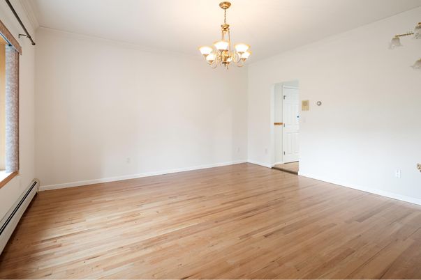 Chandelier, Empty room, Interior, Wood Texture Flooring