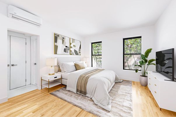 Bedroom, Interior, Wood Texture Flooring
