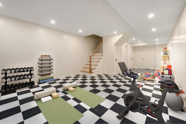 Fitness Equipment, Interior, Recessed Lighting