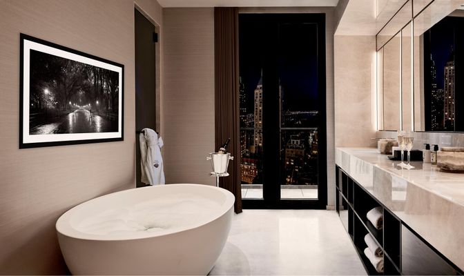 Bathroom, Dual Sink Vanities, Free Standing Baths, Interior