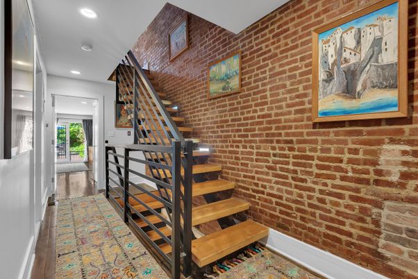 Interior, Recessed Lighting, Stone Walls