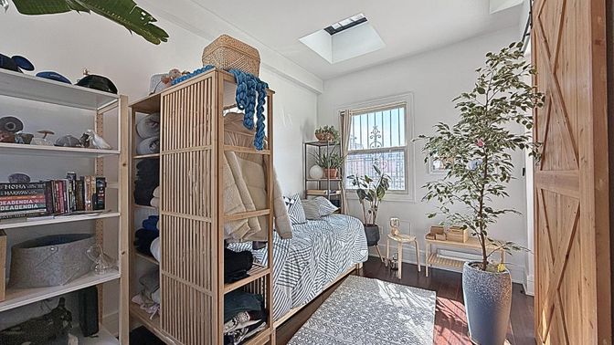 Bedroom, Interior, Wood Texture Flooring