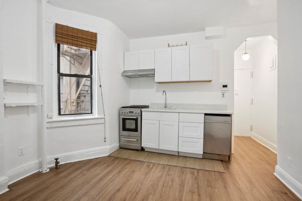 Interior, Kitchen, Pendant Lights, Stainless Steel Appliances, Wood Texture Flooring